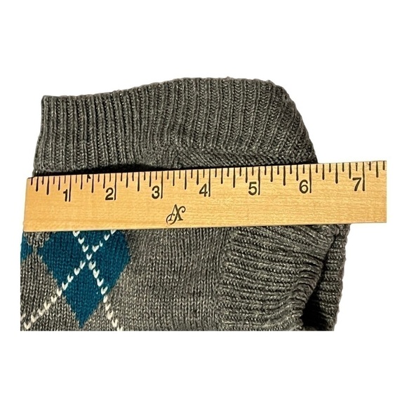 DOG sweater with argyle print leg loops Small - Picture 8 of 10